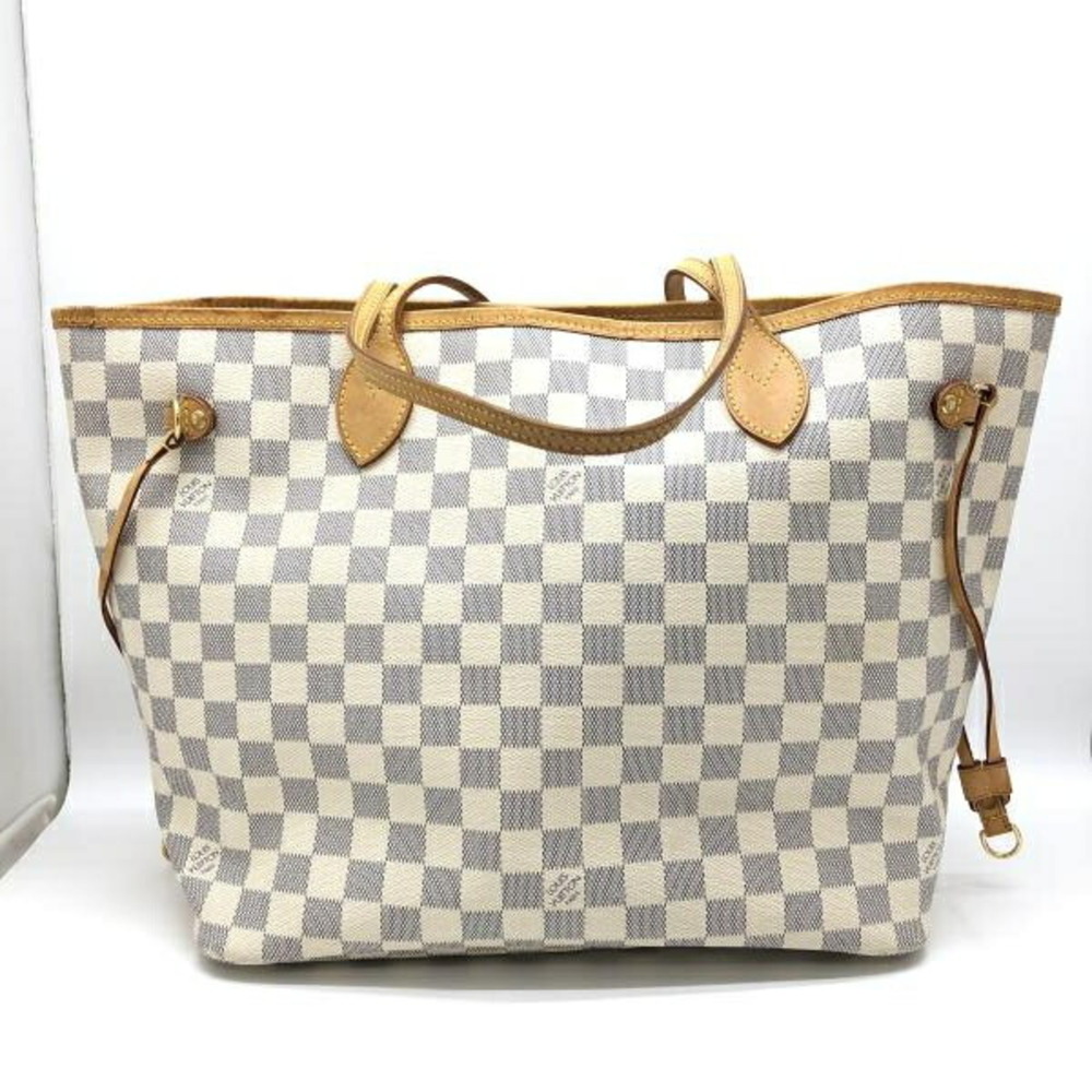 LOUIS VUITTON Neverfull MM M51107 Damier Azur Tote Bag Louis Vuitton - Picture 4 of 10